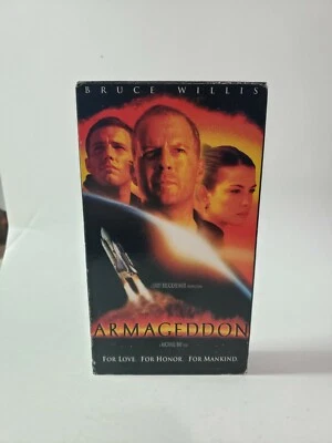 Armageddon VHS VCR Video Tape Movie Ben Affleck, Bruce Willis - Image 1 of 2