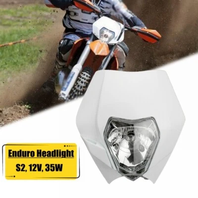 Motorcycle Enduro Headlight Head Lamp for Honda CRF150F CRF230F Yamaha TTR230 - Image 1 of 4