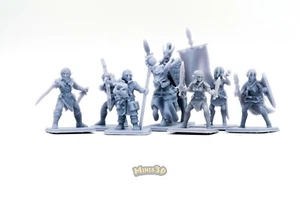 Elf Archer, Mage, Knight - HQ Dungeon Minis3D - Imagen 1 de 30