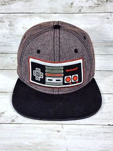 Nintendo Classic NES Controller - Snapback Hat, Gray and Black, One Size - Picture 1 of 7