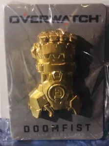 BlizzCon Overwatch Doomfist Gauntlet Collectible Pin Blizzard Limited Exclusive - Picture 1 of 3