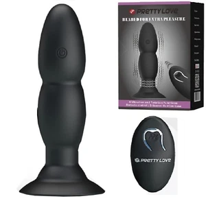 Plug dildo vibratore butt anale anal toy sex stimolatore nero professionale sexy - Foto 1 di 9