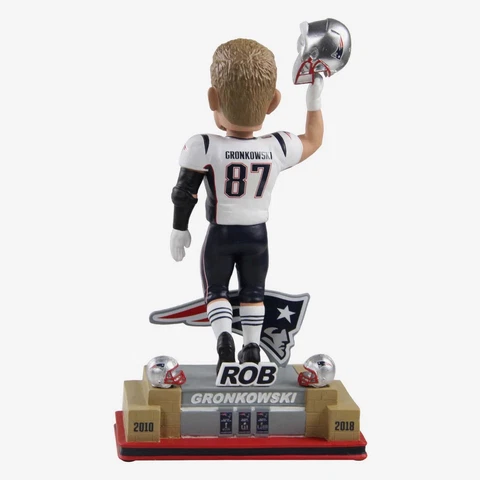 ROB GRONKOWSKI NEW ENGLAND PATRIOTS FAREWELL BOBBLEHEAD TAMPA NEW FOCO ORIG BOX Cover