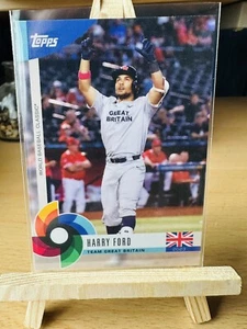 HARRY FORD GROSSBRITANNIEN 2023 TOPPS WELT BASEBALL KLASSISCH GLOBAL STARS #26 GB - Bild 1 von 2