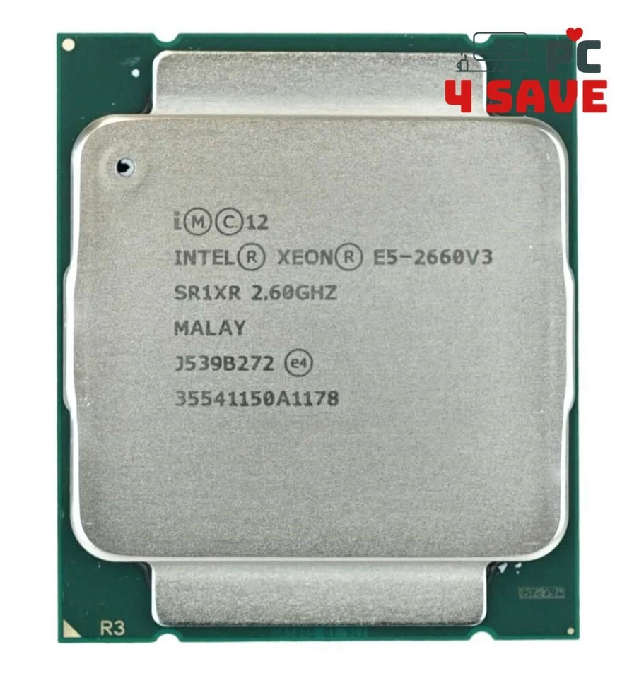 Intel Xeon E5-2660 V3 2.60GHz 10-Core 25MB LGA2011-3 Server Processor SR1XR 105W - Image 1 of 2