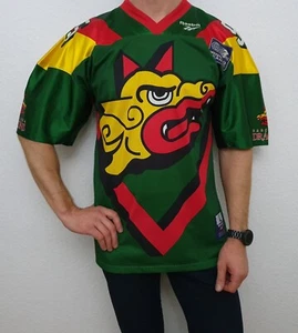 Reebok World League #95 Barcelona Dragons Koszulka piłkarska Jersey Rzadka Vintage L - Zdjęcie 1 z 8