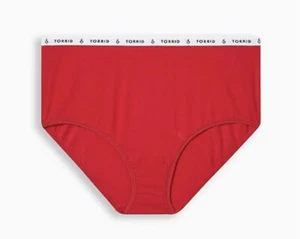 Torrid Women’s Size 2 2X XXL 20 Red High Waist Cotton Stretch Panties New - Picture 1 of 5