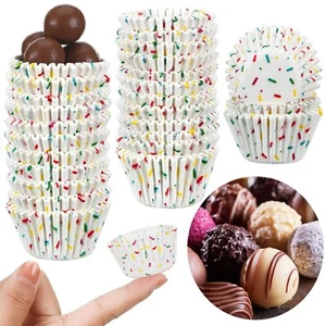 600 Count Icing Design Mini Cupcake Liner Baking Cups Paper Small Candy Cups Mak - Picture 1 of 7