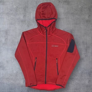 Roter Berghaus Fleece-Hoodie mit durchgehendem Reißverschluss für Herren - Größe Small (S) S254 - Bild 1 von 7