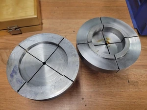 PAIR OF 5" 3J STEP COLLETS - Picture 1 of 2