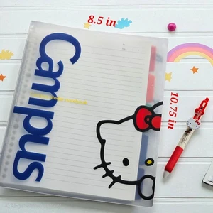 Set Hello Kitty B5 Zollstock Notizbuch Nachfüllmappe/Organizer & Hello Kitty Gelstift - Bild 1 von 6