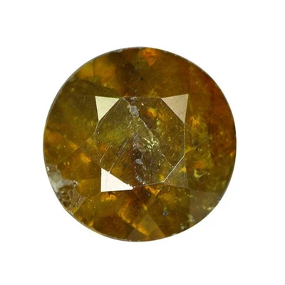 2,18 quilates llamativo redondo 7,6 mm amarillo anaranjado ruso 100 % esfalerita natural Foto 1 de 4