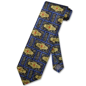 Antonio Ricci SILK NeckTie Made in ITALY Geometric Design Mens Neck Tie #5826-1 - Picture 1 of 2