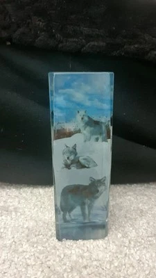 glass ornaments used Wolfs - Image 1 of 3