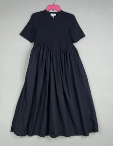 Vestido COS Mujer XS Maxi Bolsillos Minimalista Cintura Asimétrica Plisado Volumen - Imagen 1 de 16