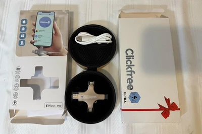 Clickfree Ultra 128GB Photo Backup Device with AI Editing Suite  - Image 1 of 4