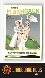2013 Topps Heritage #NF-MP Mary Poppins steigt in die Kinos Nachrichten Rückblenden - Bild 1 von 2