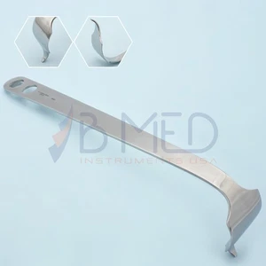 Vorderer Knochenhebel 43 mm 13" orthopädisch gebogen Hohmann Retraktor - breit - Bild 1 von 5