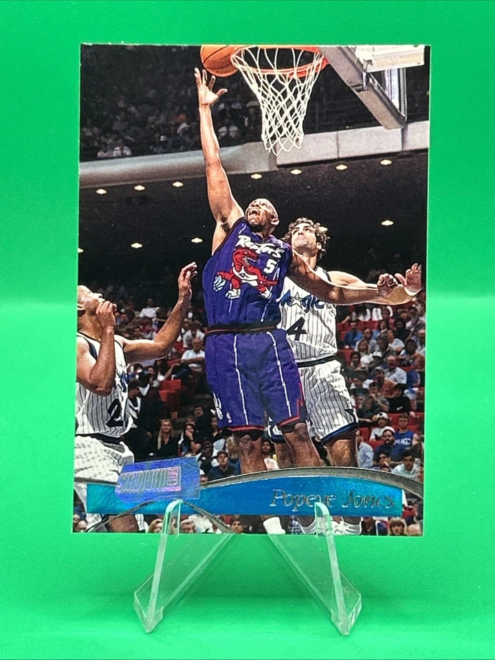 1997-98 Stadium Club Popeye Jones -Raptors - Image 1 of 2