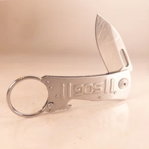 SOG Keytron Pocket Knife Stainless Steel Bottle Opener 3.5" Folded - Picture 1 of 4