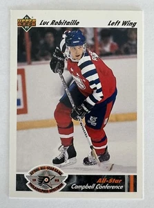 1991-92 Upper Deck Hockey Card #623 Luc Robitaille All-Star - Los Angeles Kings - Picture 1 of 2