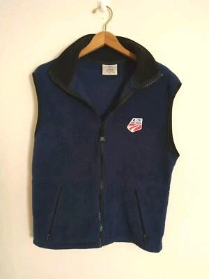 Chaleco De Colección Timberline US SKI TEAM y DANNON Colaboración Azul Polar Cremallera Talla M Foto 1 de 4