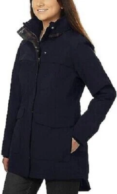 NEW Pendleton Womens Long Breathable Anorak Rain Trail Jacket Hooded Black S NWT - Image 1 of 4