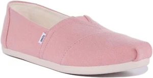 Toms Alpargata kalkhaltig gefütterter Kreppslipper Espradrille rosa Damen Größe 3 - 8 - Bild 1 von 12