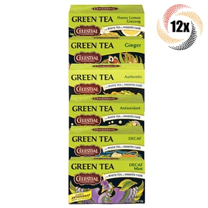 12x Boxes Celestial Seasonings Variety Green Tea | 20 Bags Each | Mix & Match - Picture 1 of 2