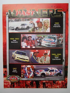 2004 Nascar Coca Cola Racing 1990s Past Winners Vtg Print Ad Poster - Picture 1 of 1