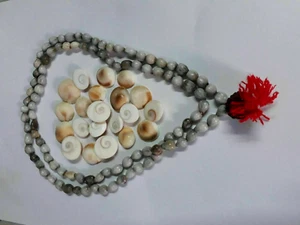 Gomti Chakra 21 Pieces Free Vaijayanti Mala For wealth,health and success - Picture 1 of 3