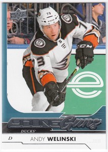 2017-18 UD SP Authentic Upper Deck Update Young Guns ANDY WELINSKI #515 Ducks RC