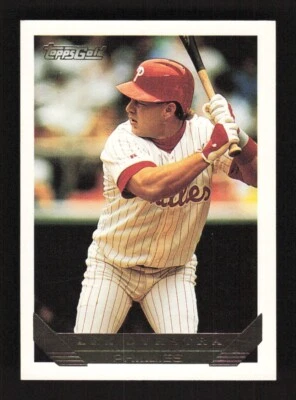 1993 Topps Gold Len Dykstra #740 Philadelphia Phillies - Image 1 of 2
