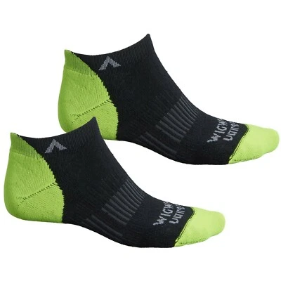 Calcetines deportivos de trabajo de alto rendimiento WIGWAM 'Journeyman Ultra-Light' M negros 2P *NUEVO EN PAQUETE* Foto 1 de 4