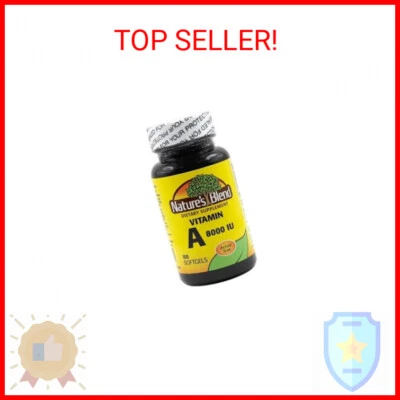 Nature's Blend Vitamina A 8.000 UI 100 cápsulas blandas Foto 1 de 2