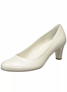 Gabor Women Basic Closed-Toe Pumps [1311] (Off-white) UK 8 EU 42 (65.200.80) - Picture 1 of 8