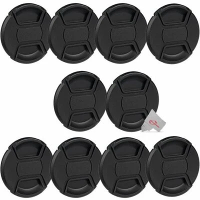 10x 72mm Center Pinch Snap On Lens Cap Front Dust Cover for Camera Lenses - Image 1 of 3