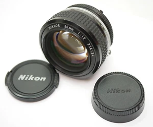 Vintage Nikon Nikkor 50mm F1.2 1:1.2 Lens AI (Not AI-S) MF Manual Focus Japan - Picture 1 of 10