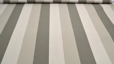 Gestreifter Markisenstoff Outdoor Polsterstoff für Gartenmöbel Blockstreifen - Bild 1 von 2