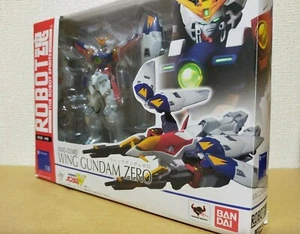 Robot Spirits Wing Gundam Zero Figure Mobile suit Heero Yuy Bandai XXXG-00W0 F/S - Picture 1 of 12