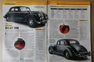 Original RILEY RM (1945-1955) 2009 PC Buyer's Guide Magazin Artikel - Bild 1 von 1