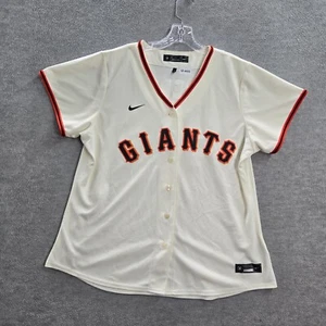 San Francisco Giants Women Baseball Jersey 2XL White Joc Pederson 23 Swoosh READ - Picture 1 of 12