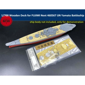 1/700 Scale Wooden Deck for FUJIMI Next 460567 IJN Yamato Battleship Model Kit - Picture 1 of 4