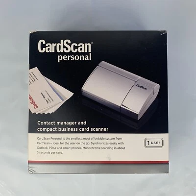 CardScan Personal Business Card Scanner V8 Channel CSP-A08480-ENG New & Sealed - Image 1 of 4