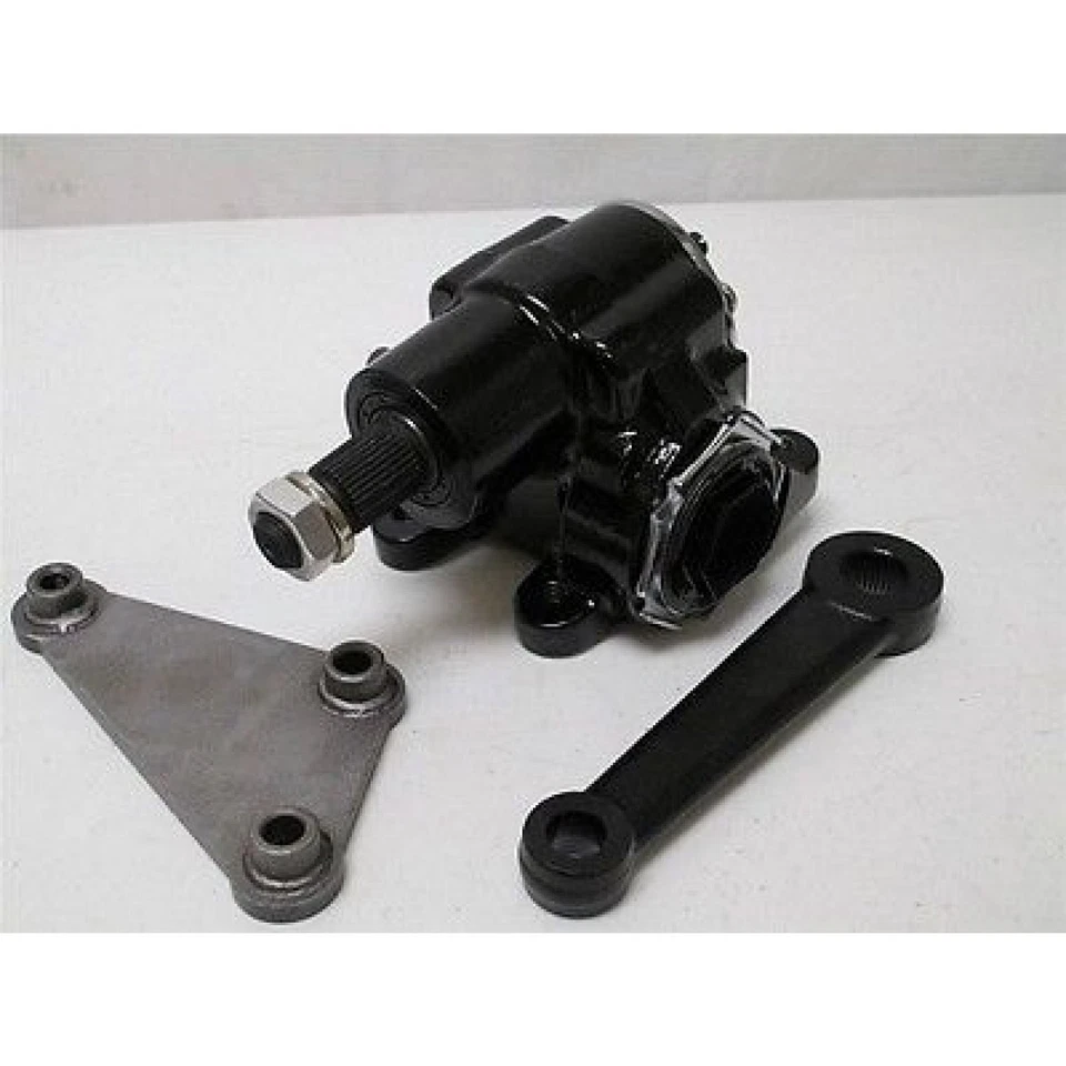 Vega Steering Box with Pitman Arm + Mounting Bracket + Bonus U-Joint v8 Pickup - Image 1 of 1