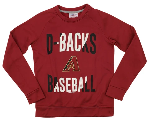 Outerstuff MLB Youth/Kids Arizona Diamondbacks Performance Fleece Sweatshirt Cover