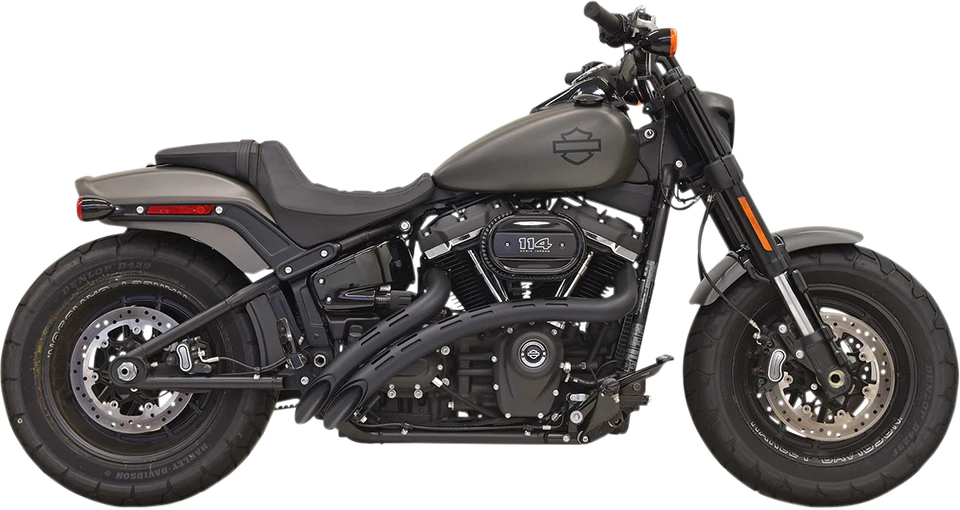 Sistema de escape barredoras radiales Bassani negras para 18-21 FXFB/FLFB/FXBR/FXBB/FLSL Foto 1 de 1