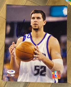 Brad Miller Sacramento Kings autographed Signed 8 x10 Photo PSA AUTH - Picture 1 of 3