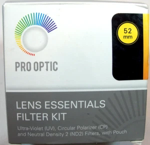 PRO OPTIC LENS FILTER ESSENTIALS KIT 52MM - Picture 1 of 3