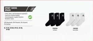 Erima Sportsocken 3er-Pack 2182504 2182505 Socks Sport Training Freizeit Neu - Bild 1 von 15